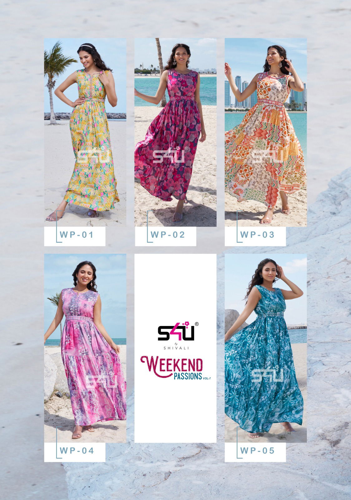 Weekend Passion 07 Festive Designer Kurtis Catalog